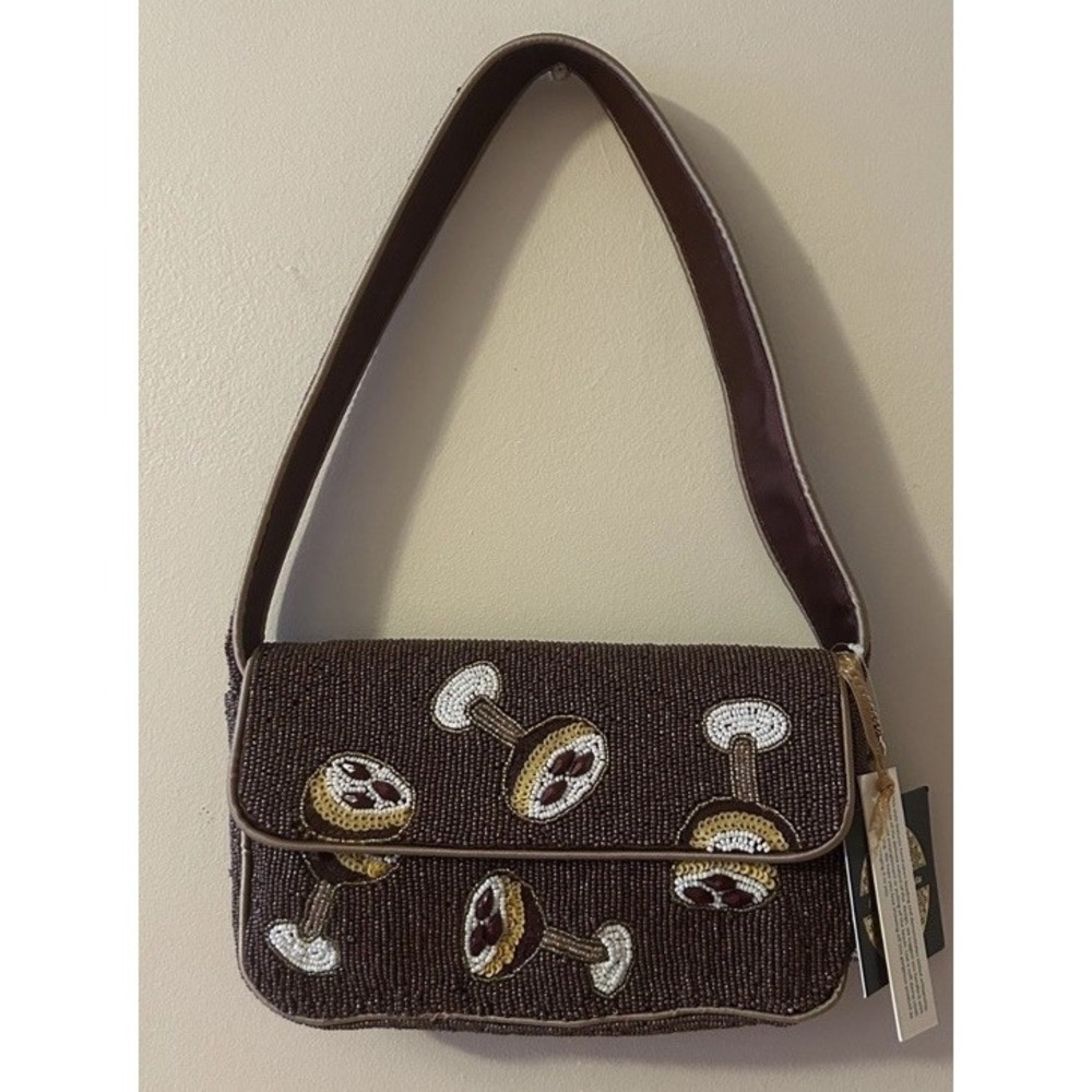 NWT VIRAL TikTok Espresso Martini Beaded Bag And Beaded Bag Charm Made In India